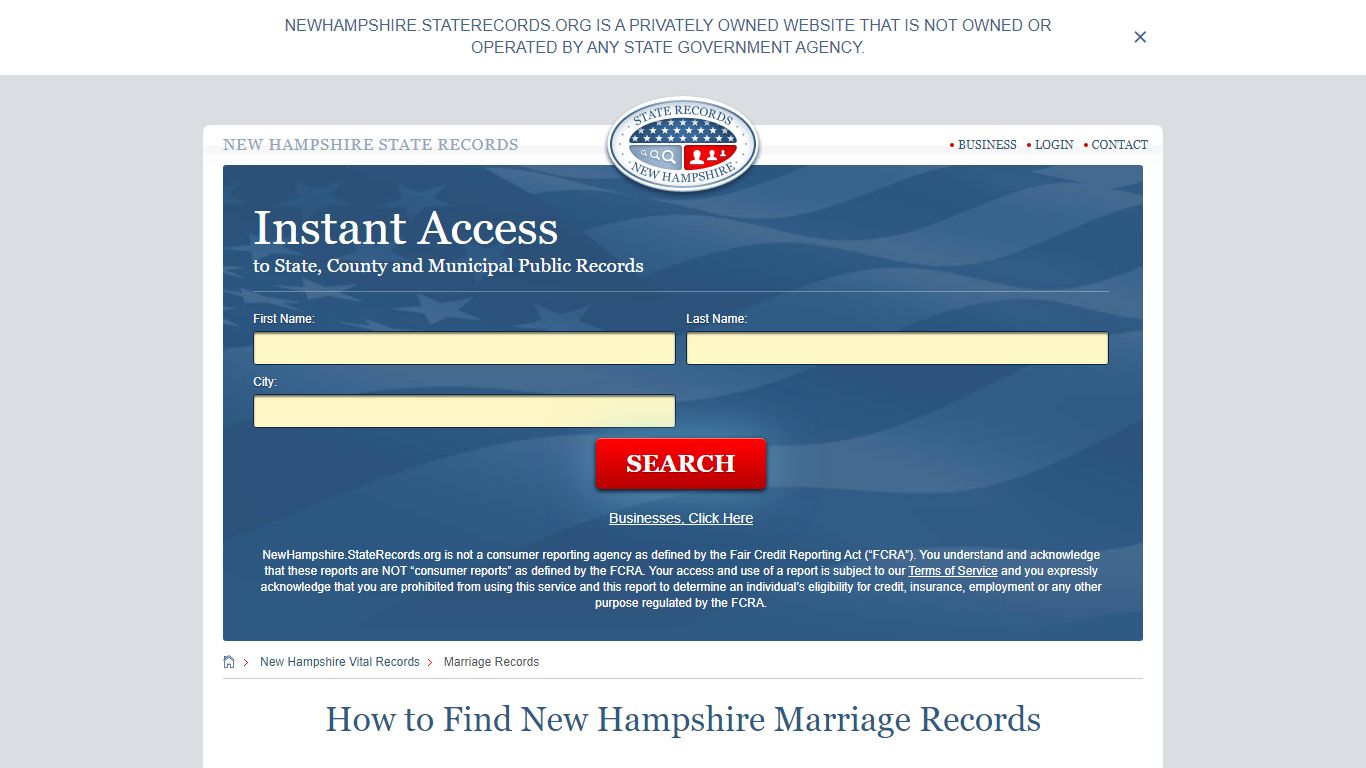 How to Find New Hampshire Marriage Records